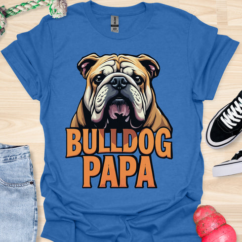 Bulldog Papa - V8 - Gothic Graphic T-Shirt